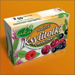 Ksylitolki® Drażetki pudrowe owocowe 40g