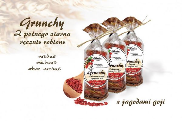 Grunchy z jagodami goji