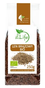 Len brzowy BIO 250g