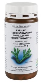 JOD - KELP - Morszczyn pęcherzykowaty<br />sproszkowany 180 kaps.