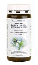 Kapsułki z OLEJEM Z CZARNUSZKI 500mg<br />180/400 kaps.