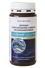 Ekstrakt z Omułka zielonowargowego 500mg<br />170/340 kaps.