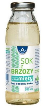 Sok z brzozy z miętą bez cukru 300ml