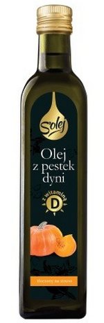 Olej z pestek dyni z witaminą D 250ml