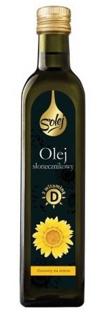 Olej słonecznikowy z WITAMINĄ D 250ml