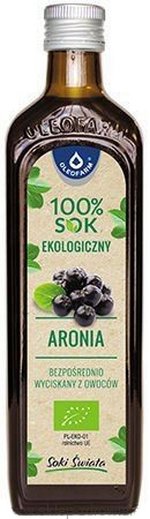 Sok 100% ARONIA ekologiczny 490ml