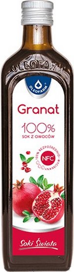 Sok z owoców granatu 100% 490ml