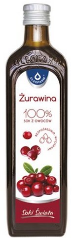 Sok 100% ŻURAWINA 490ml