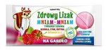 Zdrowy lizak MNIAM na gardło malinowy 6g