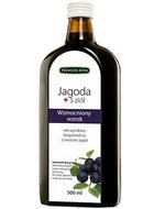 Sok z JAGÓD + 5 ZIÓŁ (wzmocniony wzrok) 500ml