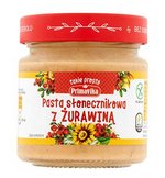 Pasta słonecznikowa z żurawiną 160g