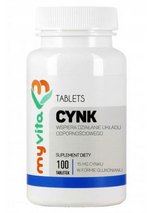 Cynk 15mg glukonian 100 tabl. MyVita