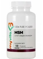 MSM siarka organiczna proszek 100g MyVita