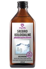 Srebro koloidalne płaskocząsteczkowe niejonowe<br />50ppm 250ml MyVita