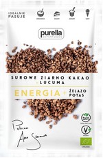 Surowe ziarno kakao kruszone ziarna + lucuma Bio<br />45g Superfoods