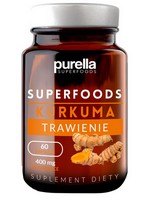 KURKUMA superfoods trawienie 60 kaps.